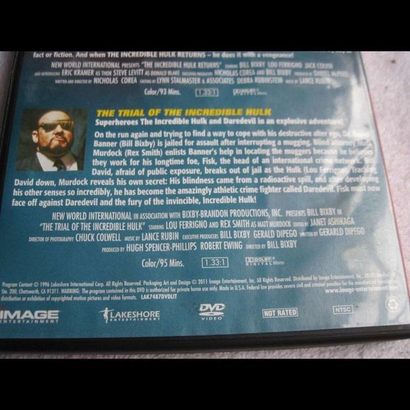 Planet 51 The Incredible Hulk Bill Bixby Returns Trial of Double Feature Bundle - Picture 7 of 11